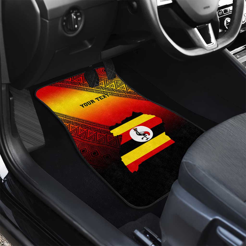 Personalised Uganda Independence Day Car Mats Jamhuri ya Uganda Coat Of Arms