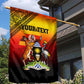 Personalised Uganda Independence Day Garden Flag Jamhuri ya Uganda Coat Of Arms