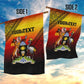Personalised Uganda Independence Day Garden Flag Jamhuri ya Uganda Coat Of Arms