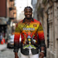 Personalised Uganda Independence Day Long Sleeve Button Shirt Jamhuri ya Uganda Coat Of Arms