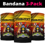Personalised Uganda Independence Day Neck Gaiter Jamhuri ya Uganda Coat Of Arms LT14