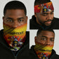 Personalised Uganda Independence Day Neck Gaiter Jamhuri ya Uganda Coat Of Arms LT14
