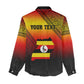 Personalised Uganda Independence Day Women Casual Shirt Jamhuri ya Uganda Coat Of Arms LT14