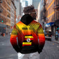 Personalised Uganda Independence Day Zip Hoodie Jamhuri ya Uganda Coat Of Arms