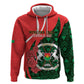 Personalized Burkina Faso Republic Day Zip Hoodie Bogolan Mudcloth - Coat Of Arms Design
