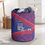 Port-au-Prince Afro-Haitians Laundry Basket Ayiti Map Pòtoprens Flag Color - African Pride