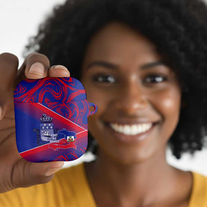 Port-au-Prince Afro-Haitians AirPods Case Ayiti Map Pòtoprens Flag Color - African Pride