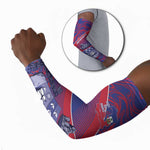 Port-au-Prince Afro-Haitians Arm Sleeves Ayiti Map Pòtoprens Flag Color - African Pride