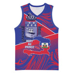Port-au-Prince Afro-Haitians Basketball Jersey Ayiti Map Pòtoprens Flag Color - African Pride
