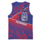 Port-au-Prince Afro-Haitians Basketball Jersey Ayiti Map Pòtoprens Flag Color - African Pride