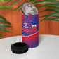 Port-au-Prince Afro-Haitians 4 in 1 Can Cooler Tumbler Ayiti Map Pòtoprens Flag Color - African Pride
