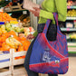Port-au-Prince Afro-Haitians Grocery Bag Ayiti Map Pòtoprens Flag Color - African Pride
