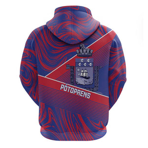 Port-au-Prince Afro-Haitians Hoodie Ayiti Map Pòtoprens Flag Color - African Pride