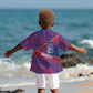 Port-au-Prince Afro-Haitians Kid Hawaiian Shirt Ayiti Map Pòtoprens Flag Color LT14