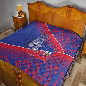 Port-au-Prince Afro-Haitians Quilt Ayiti Map Pòtoprens Flag Color - African Pride