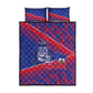 Port-au-Prince Afro-Haitians Quilt Bed Set Ayiti Map Pòtoprens Flag Color - African Pride