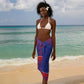 Port-au-Prince Afro-Haitians Sarong Ayiti Map Pòtoprens Flag Color - African Pride