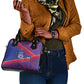 Port-au-Prince Afro-Haitians Shoulder Handbag Ayiti Map Pòtoprens Flag Color - African Pride