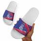 Port-au-Prince Afro-Haitians Slide Sandals Ayiti Map Pòtoprens Flag Color - African Pride