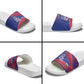 Port-au-Prince Afro-Haitians Slide Sandals Ayiti Map Pòtoprens Flag Color - African Pride