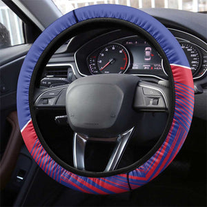 Port-au-Prince Afro-Haitians Steering Wheel Cover Ayiti Map Pòtoprens Flag Color - African Pride
