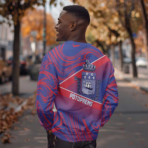 Port-au-Prince Afro-Haitians Sweatshirt Ayiti Map Pòtoprens Flag Color - African Pride