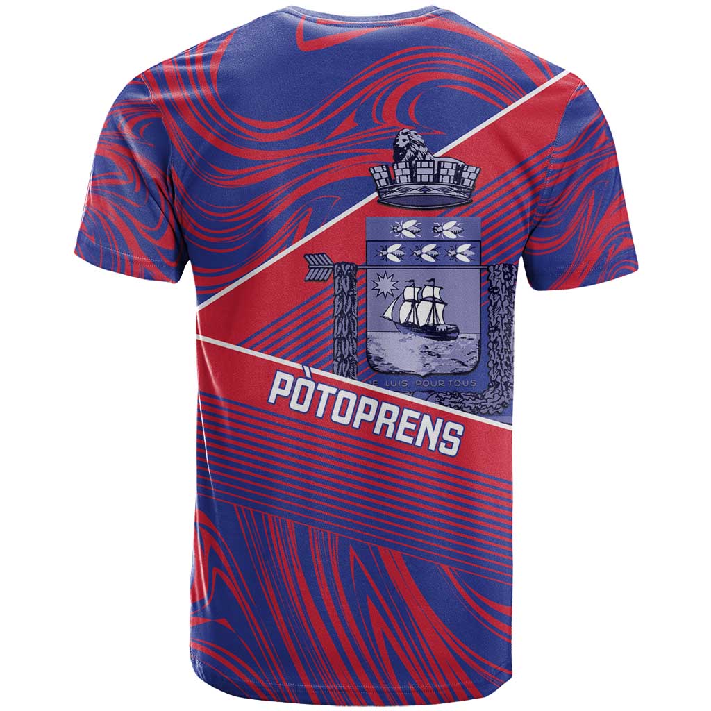 Port-au-Prince Afro-Haitians T shirt Ayiti Map Pòtoprens Flag Color - African Pride