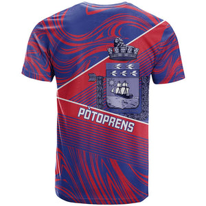 Port-au-Prince Afro-Haitians T shirt Ayiti Map Pòtoprens Flag Color - African Pride