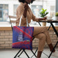Port-au-Prince Afro-Haitians Tote Bag Ayiti Map Pòtoprens Flag Color - African Pride