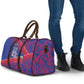 Port-au-Prince Afro-Haitians Travel Bag Ayiti Map Pòtoprens Flag Color - African Pride