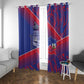 Port-au-Prince Afro-Haitians Window Curtain Ayiti Map Pòtoprens Flag Color - African Pride