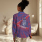 Port-au-Prince Afro-Haitians Women Casual Shirt Ayiti Map Pòtoprens Flag Color - African Pride