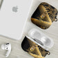 Port-au-Prince Afro-Haitians AirPods Case Ayiti Map Pòtoprens Gold Color - African Pride