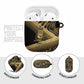 Port-au-Prince Afro-Haitians AirPods Case Ayiti Map Pòtoprens Gold Color - African Pride
