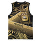 Port-au-Prince Afro-Haitians Basketball Jersey Ayiti Map Pòtoprens Gold Color - African Pride
