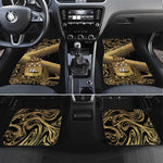 Port-au-Prince Afro-Haitians Car Mats Ayiti Map Pòtoprens Gold Color - African Pride