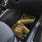 Port-au-Prince Afro-Haitians Car Mats Ayiti Map Pòtoprens Gold Color - African Pride