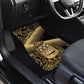 Port-au-Prince Afro-Haitians Car Mats Ayiti Map Pòtoprens Gold Color - African Pride