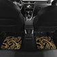 Port-au-Prince Afro-Haitians Car Mats Ayiti Map Pòtoprens Gold Color - African Pride