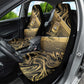 Port-au-Prince Afro-Haitians Car Seat Cover Ayiti Map Pòtoprens Gold Color - African Pride