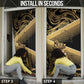 Port-au-Prince Afro-Haitians Door Cover Ayiti Map Pòtoprens Gold Color - African Pride