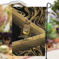 Port-au-Prince Afro-Haitians Garden Flag Ayiti Map Pòtoprens Gold Color - African Pride