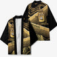 Port-au-Prince Afro-Haitians Kimono Ayiti Map Pòtoprens Gold Color - African Pride