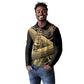 Port-au-Prince Afro-Haitians Long Sleeve Polo Shirt Ayiti Map Pòtoprens Gold Color - African Pride