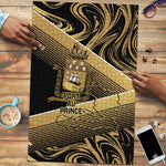 Port-au-Prince Afro-Haitians Puzzle Ayiti Map Pòtoprens Gold Color - African Pride