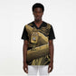 Port-au-Prince Afro-Haitians Scrub Top Ayiti Map Pòtoprens Gold Color - African Pride