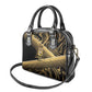 Port-au-Prince Afro-Haitians Shoulder Handbag Ayiti Map Pòtoprens Gold Color - African Pride