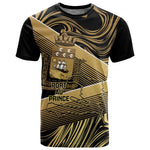 Port-au-Prince Afro-Haitians T shirt Ayiti Map Pòtoprens Gold Color - African Pride