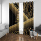 Port-au-Prince Afro-Haitians Window Curtain Ayiti Map Pòtoprens Gold Color - African Pride