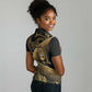 Port-au-Prince Afro-Haitians Women Polo Shirt Ayiti Map Pòtoprens Gold Color - African Pride